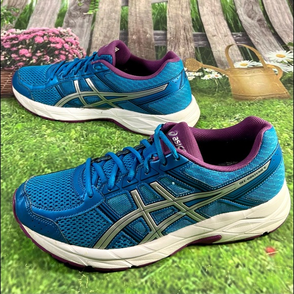 ASICS Gel Contend 4 Size 11 Womens Running Athletic Shoes Blue T765N - Picture 4 of 12